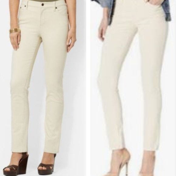 LRL Ralph Lauren Slimming Modern Straight Jeans